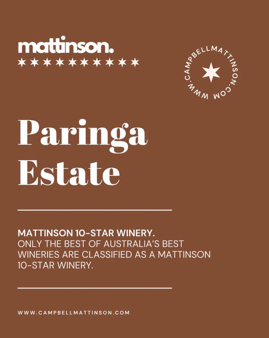 Paringa Estate is a Mattinson 10-Star Winery